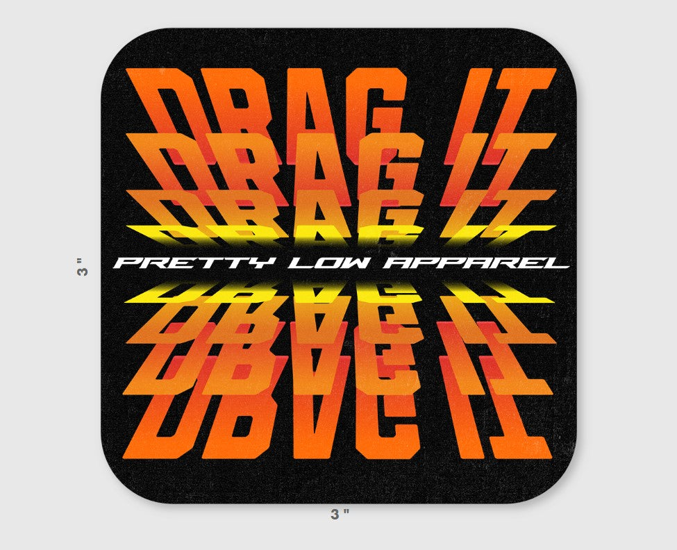 Drag It Sparks Sticker