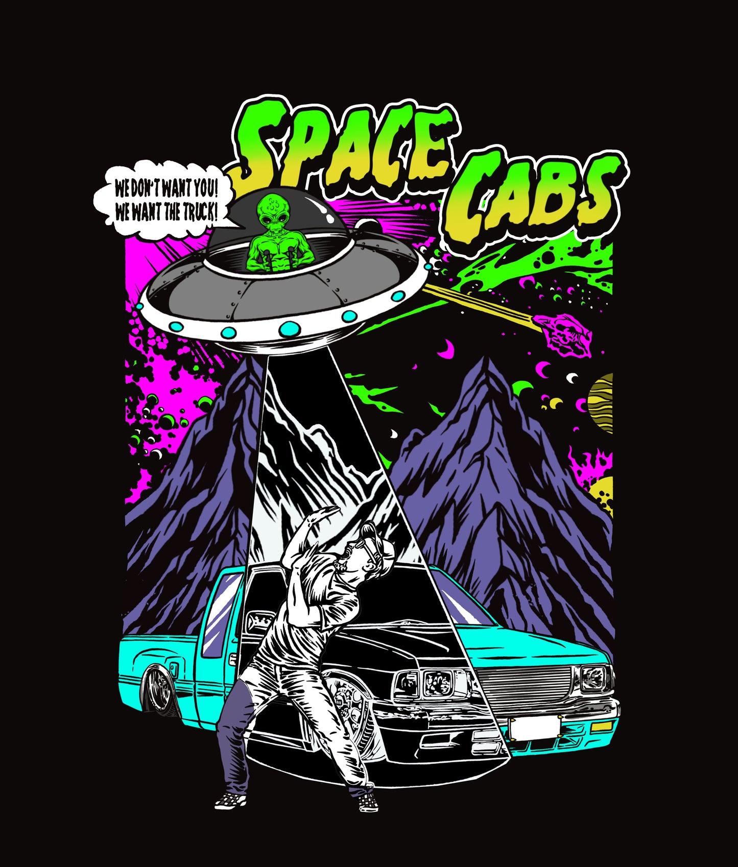 Space Cabs ATTACK!! BANNER
