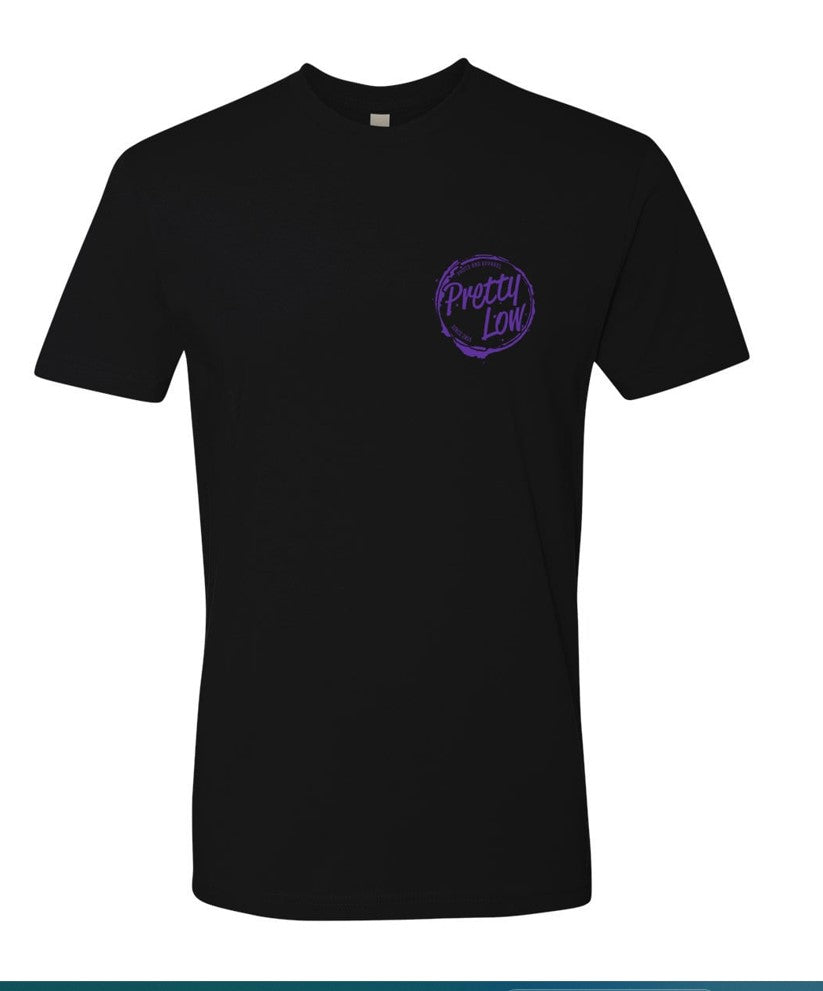 Logo Men's Fit Tee (Purple & Teal)
