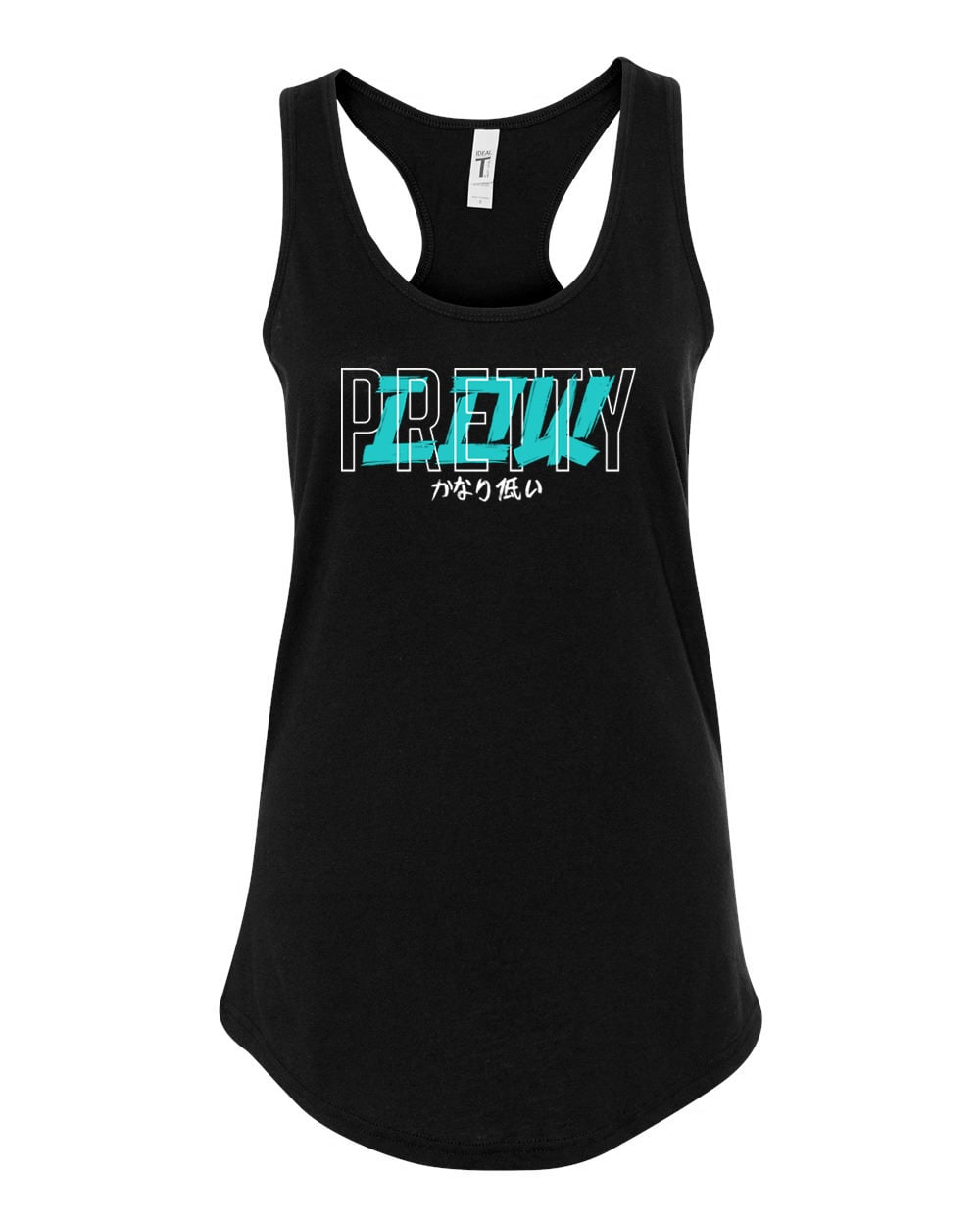 Pretty Low Anime Logo Ladies Tank