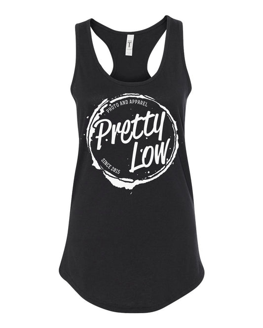 Black w/ White Logo Ladies Fit Tank