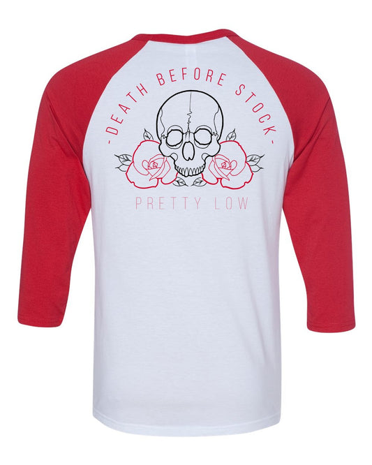 Death Before Stock Men's Fit Baseball Tee